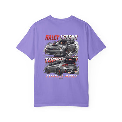 Rally Legend Turbo T-Shirt — Sporty AWD Car Graphic Tee | MPM Tuning Design