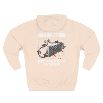 Cold Air Attack Hoodie — Intercooler Graphic JDM Fleece | MPM Tuning Design