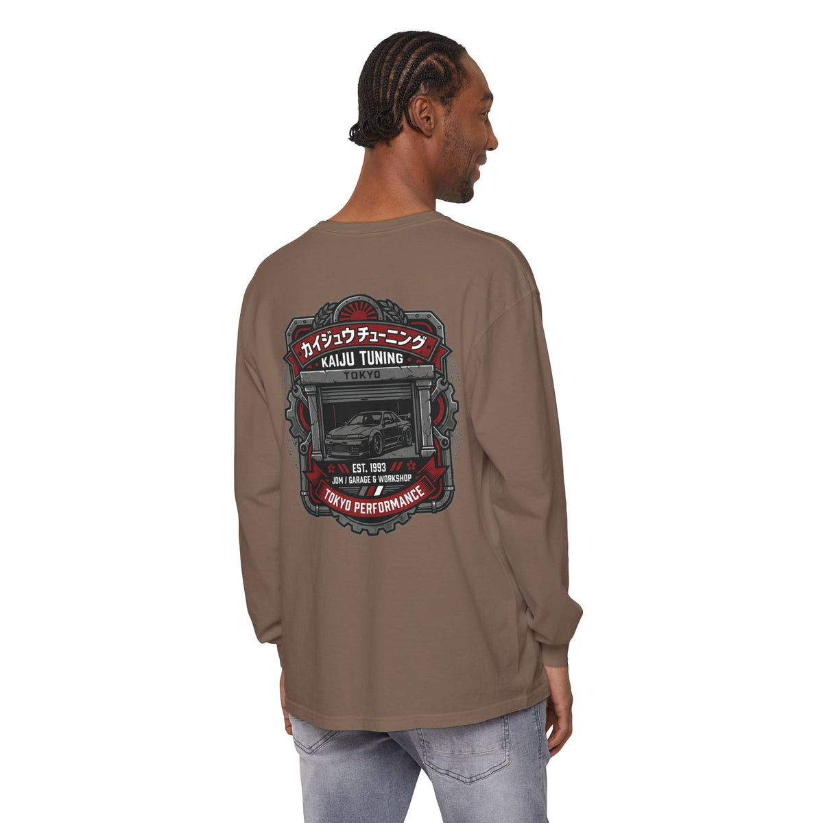 Kaiju Tuning Long Sleeve Tee — Tokyo Performance JDM Shirt | MPM Tuning Design