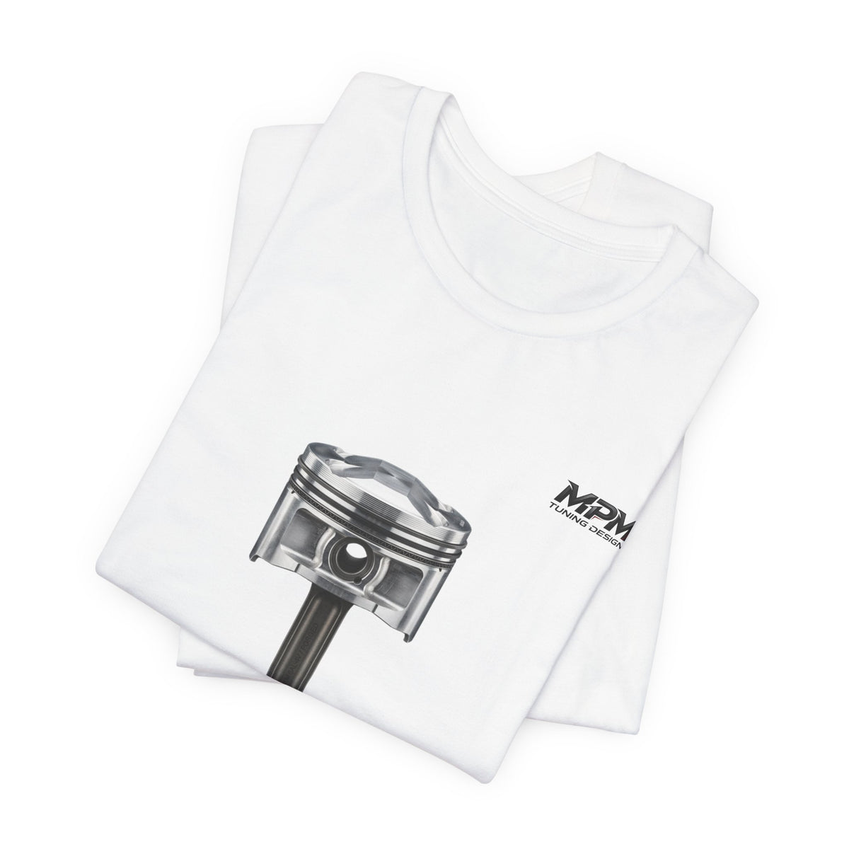 Piston Engine Graphic Tee — Automotive T-Shirt | MPM Tuning Design