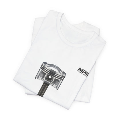 Piston Engine Graphic Tee — Automotive T-Shirt | MPM Tuning Design