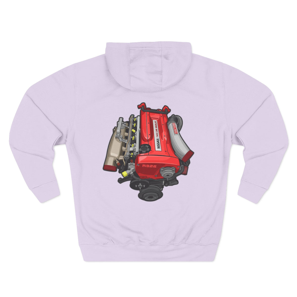 Engine Bay Graphic Hoodie — Car Engine Illustration Fleece | MPM Tuning Design