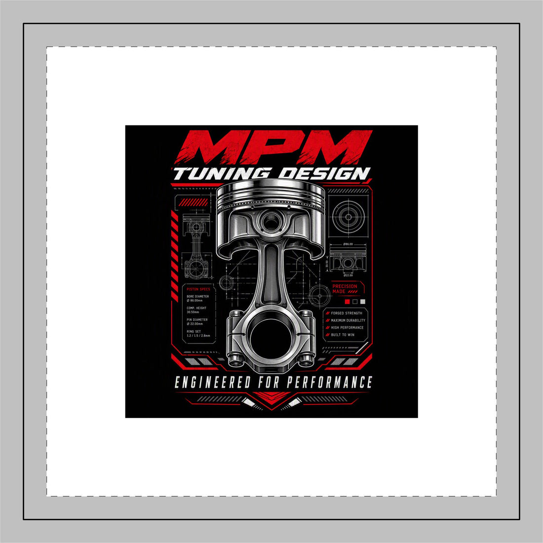 Keep It Manual Pillowcase — Stick Shift Gearbox Art Pillow Cover | MPM Tuning Design