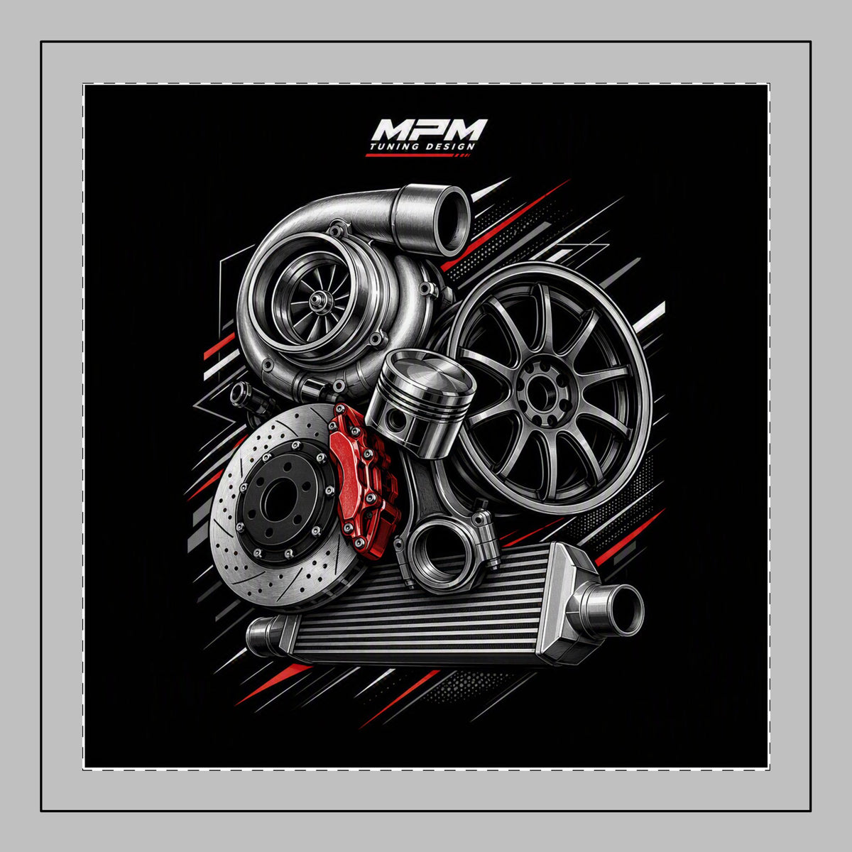 Keep It Manual Garage Culture Pillowcase — Gearbox Driver Pillow Cover | MPM Tuning Design
