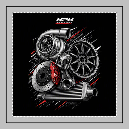 Keep It Manual Garage Culture Pillowcase — Gearbox Driver Pillow Cover | MPM Tuning Design