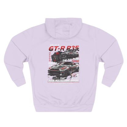Nissan GT-R R35 Racing Hoodie — Japanese Turbo Sports Car Graphic | MPM Tuning Design