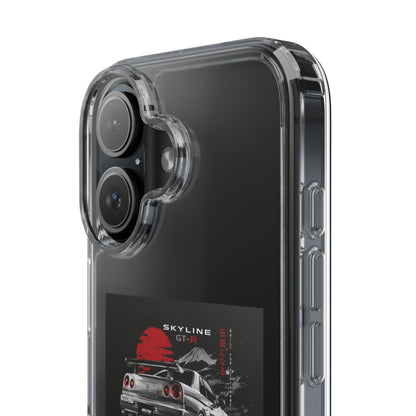 Clear Phone Case — Nissan Skyline GT-R Racing Car Graphic | MPM Tuning Design