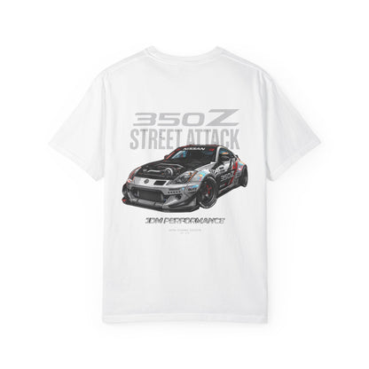 Nissan 350Z Street Attack T-Shirt — JDM Racing Car Graphic Tee | MPM Tuning Design