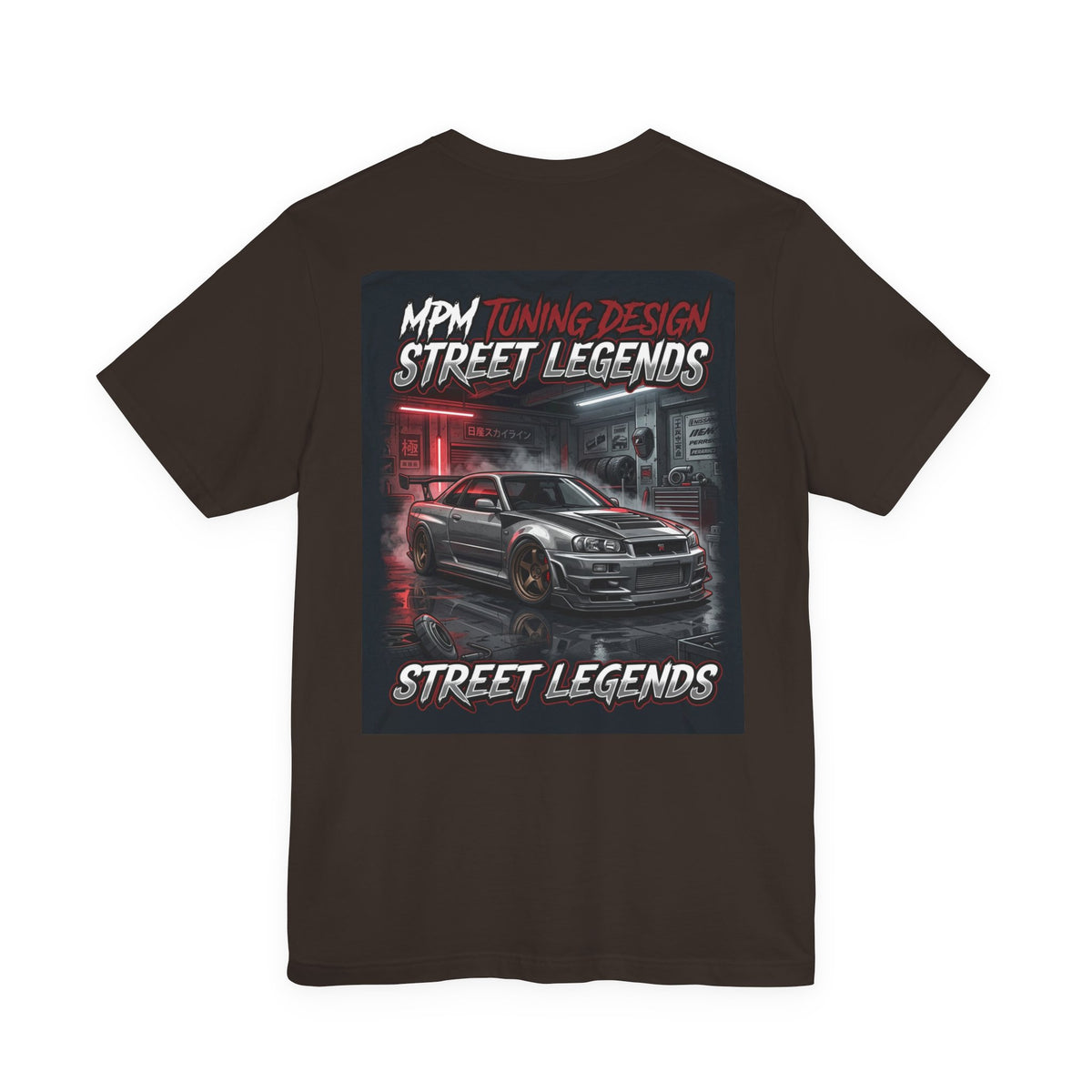 Street Legends Car T-Shirt — JDM Neon Racing Graphic Tee | MPM Tuning Design
