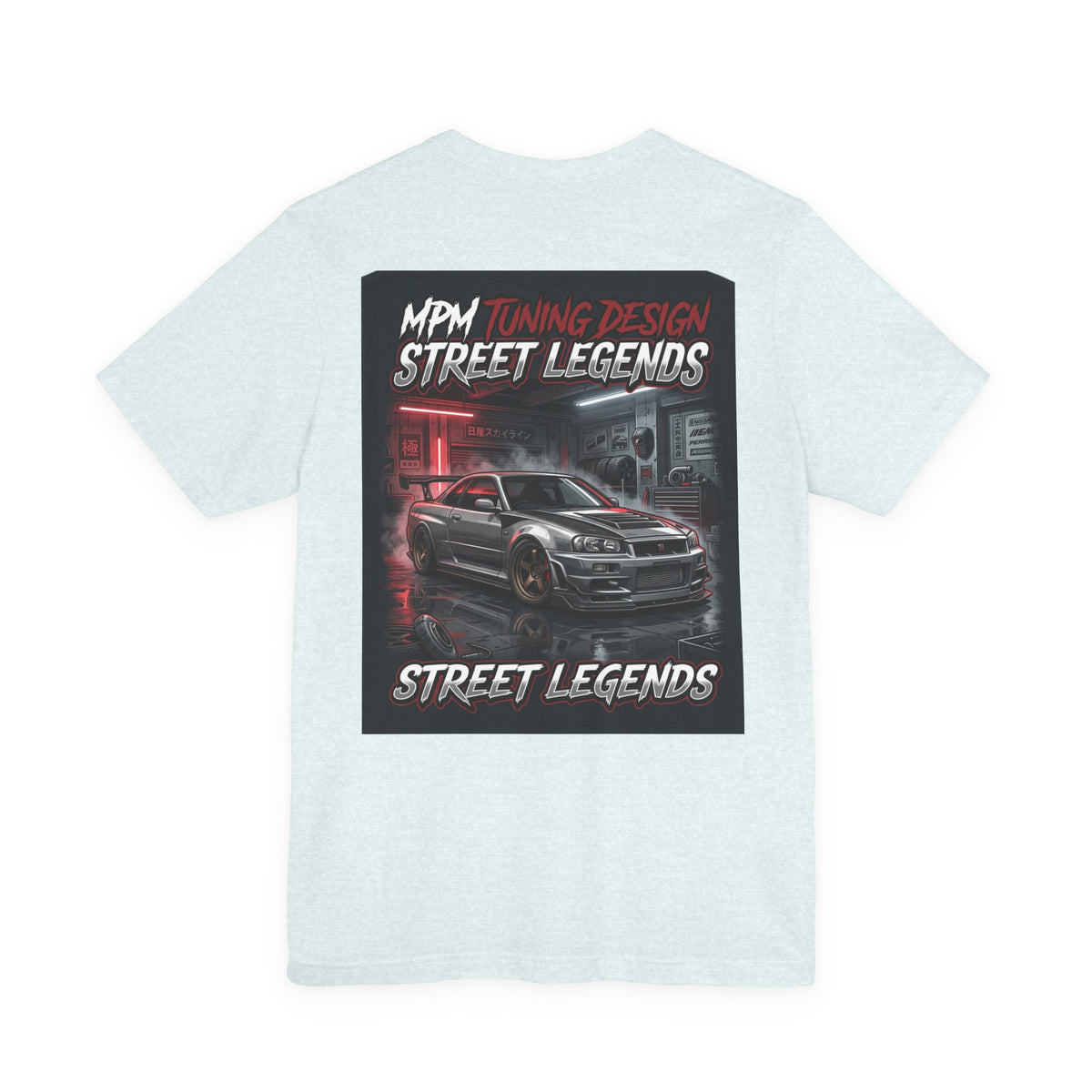 Street Legends Car T-Shirt — JDM Neon Racing Graphic Tee | MPM Tuning Design