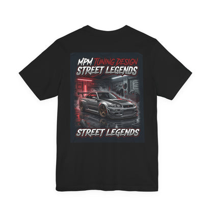 Street Legends Car T-Shirt — JDM Neon Racing Graphic Tee | MPM Tuning Design