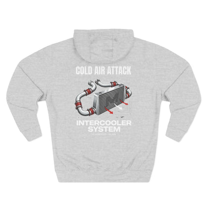 Cold Air Attack Hoodie — Intercooler Graphic JDM Fleece | MPM Tuning Design