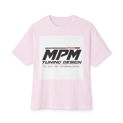 MPM Tuning Design Oversized Tee — Performance Car Logo Boxy Shirt | MPM Tuning Design