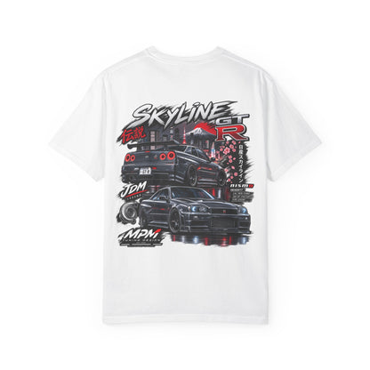 Nissan Skyline GT-R Graphic T-Shirt — JDM Racing Car Tee | MPM Tuning Design
