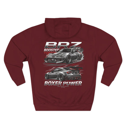 BRZ Twin Turbo Racing Hoodie — Dual Power Car Graphic Fleece | MPM Tuning Design