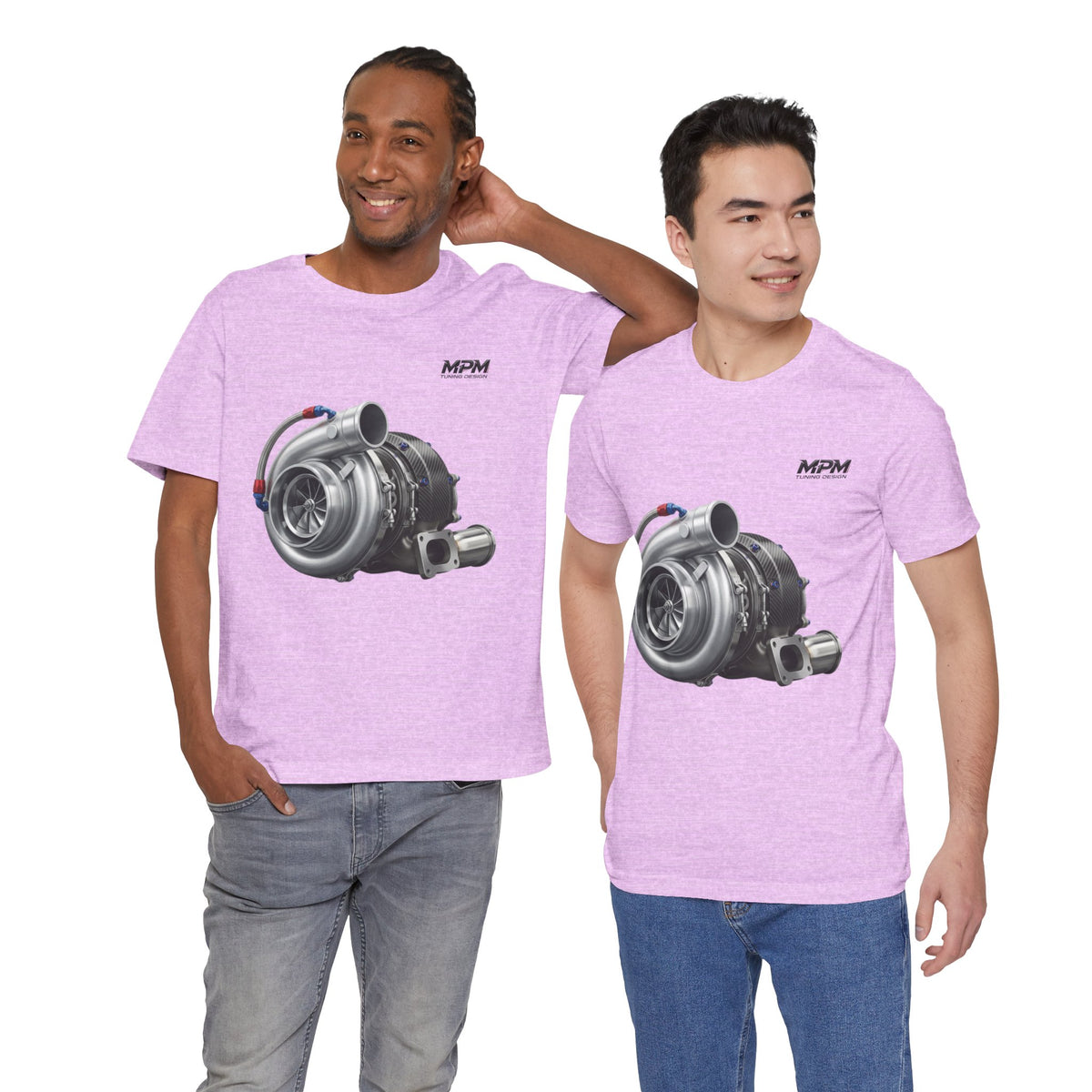 Turbocharger Graphic Tee — MPM Turbo Engine Shirt for Car Enthusiasts