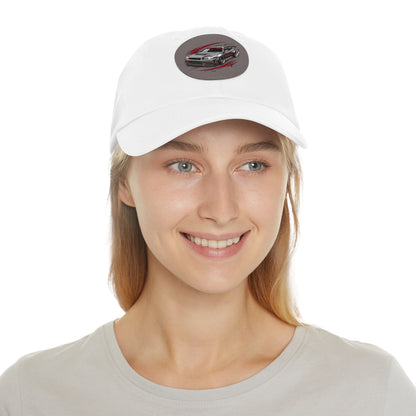 Racing Car Leather Patch Dad Hat — Vintage Sport Sedan Cap | MPM Tuning Design