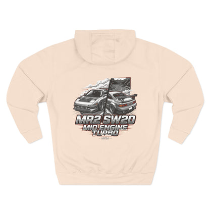 Toyota MR2 SW20 Mid-Engine Turbo Hoodie — Racing Graphic Fleece | MPM Tuning Design
