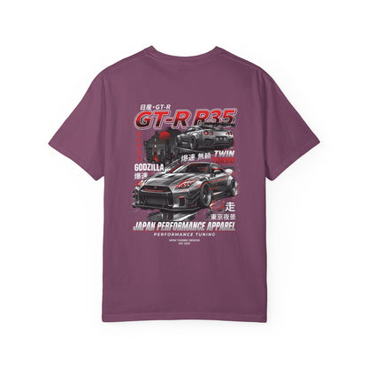 Nissan GT-R R35 T-Shirt — Japanese Skyline Racing Graphic Tee | MPM Tuning Design