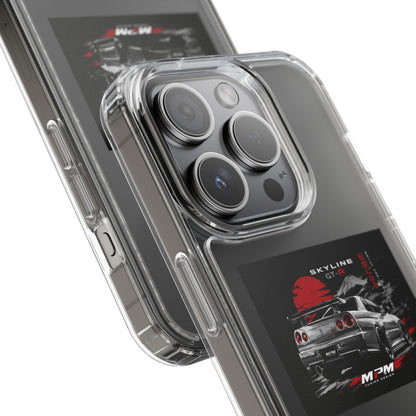 Clear Phone Case — Nissan Skyline GT-R Racing Car Graphic | MPM Tuning Design