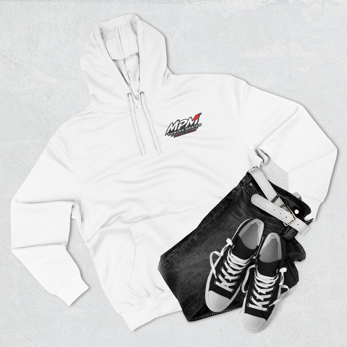 Rally Turbo Hoodie — Racing Car Graphic Fleece Pullover | MPM Tuning Design