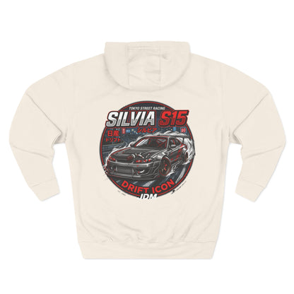 Nissan Silvia S15 Drift Icon Hoodie — JDM Racing Car Graphic Fleece | MPM Tuning Design