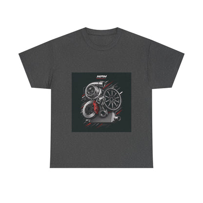 Turbo Engine Parts T-Shirt — JDM Automotive Racing Tee | MPM Tuning Design