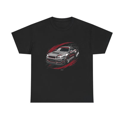 Car Graphic T-Shirt — Sporty Muscle Car JDM Illustration Tee | MPM Tuning Design