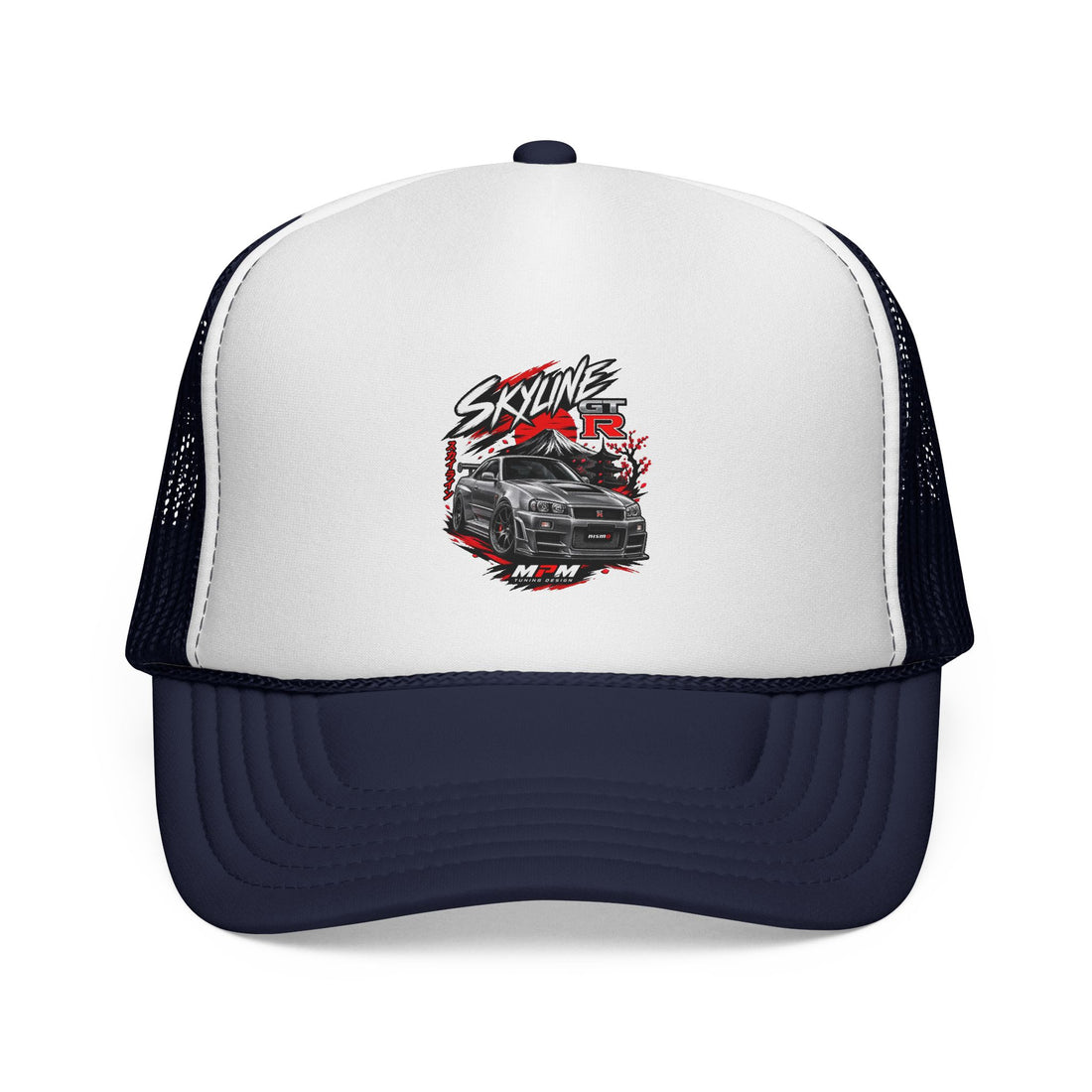 Nissan Skyline GTR Trucker Cap — JDM Car Snapback Hat | MPM Tuning Design