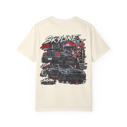 Nissan Skyline GT-R Graphic T-Shirt — JDM Racing Car Tee | MPM Tuning Design