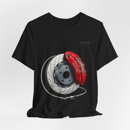 Brake Caliper Graphic Tee — Motorsport Disc Brake T-Shirt | MPM Tuning Design