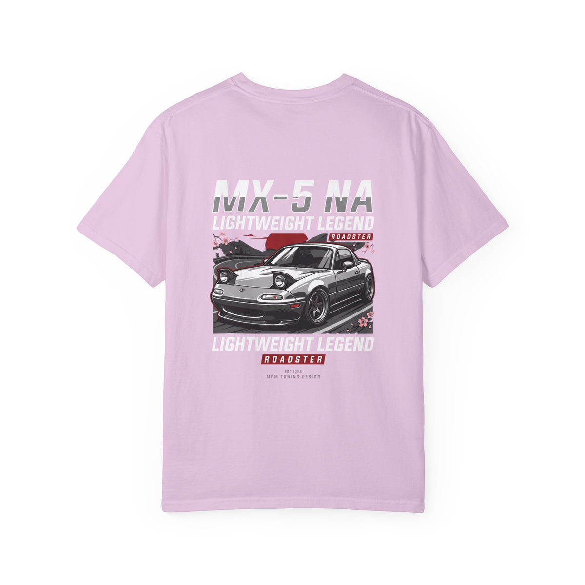 Mazda Miata MX-5 Retro Racing Graphic T-Shirt — Car Enthusiast Tee | MPM Tuning Design