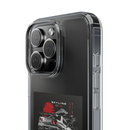 Clear Phone Case — Nissan Skyline GT-R Racing Car Graphic | MPM Tuning Design