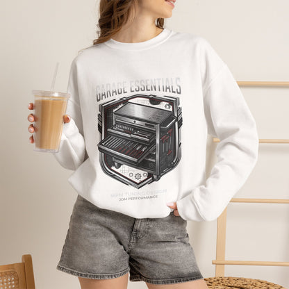 Garage Essentials Toolbox Crewneck Sweatshirt | MPM Tuning Design