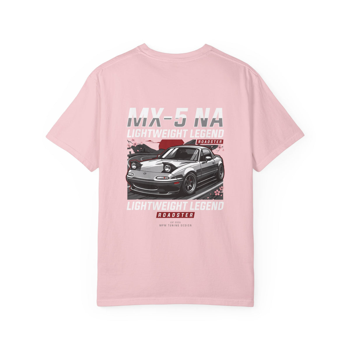 Mazda Miata MX-5 Retro Racing Graphic T-Shirt — Car Enthusiast Tee | MPM Tuning Design