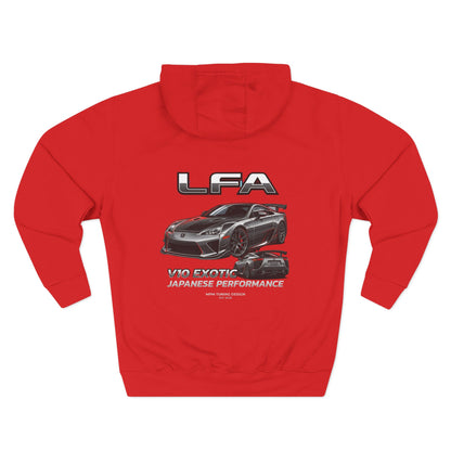 Lexus LFA V10 Exotic Performance Hoodie — Car Graphic Fleece | MPM Tuning Design