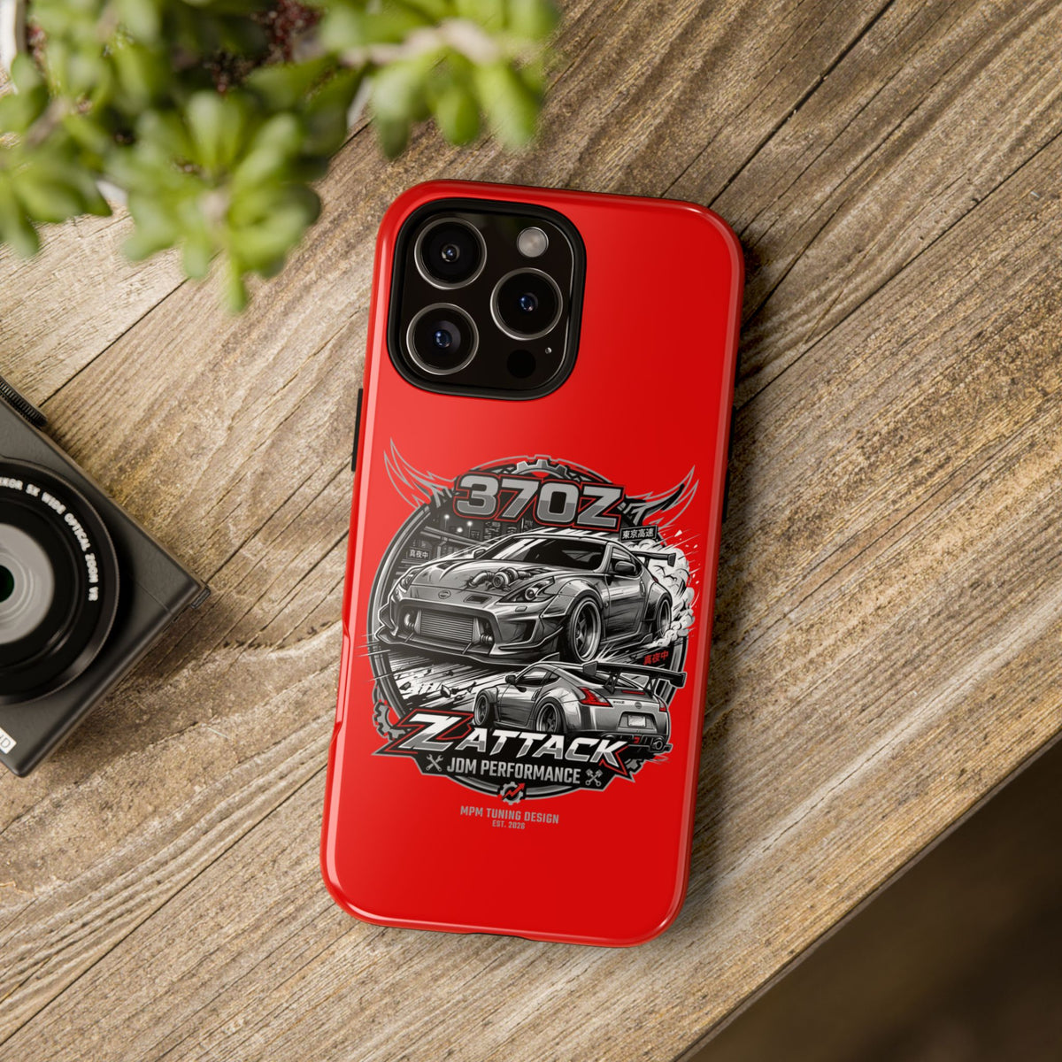 Nissan 370Z Z Attack Racing Phone Case — JDM Performance Sports Car Design | MPM Tuning Design
