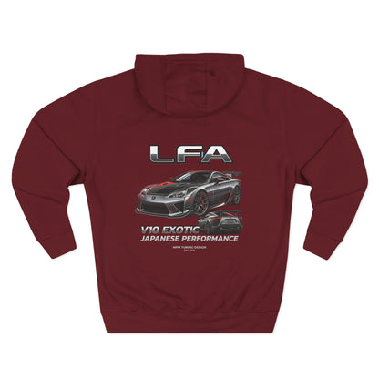 Lexus LFA V10 Exotic Performance Hoodie — Car Graphic Fleece | MPM Tuning Design