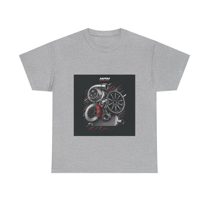 Turbo Engine Parts T-Shirt — Automotive Mechanics Racing Tee | MPM Tuning Design