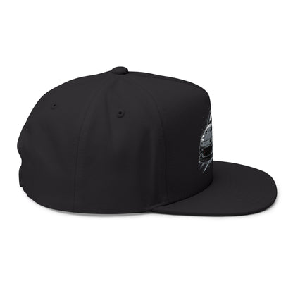 Racing Car Embroidered Flat Bill Cap — JDM Drift Snapback | MPM Tuning Design