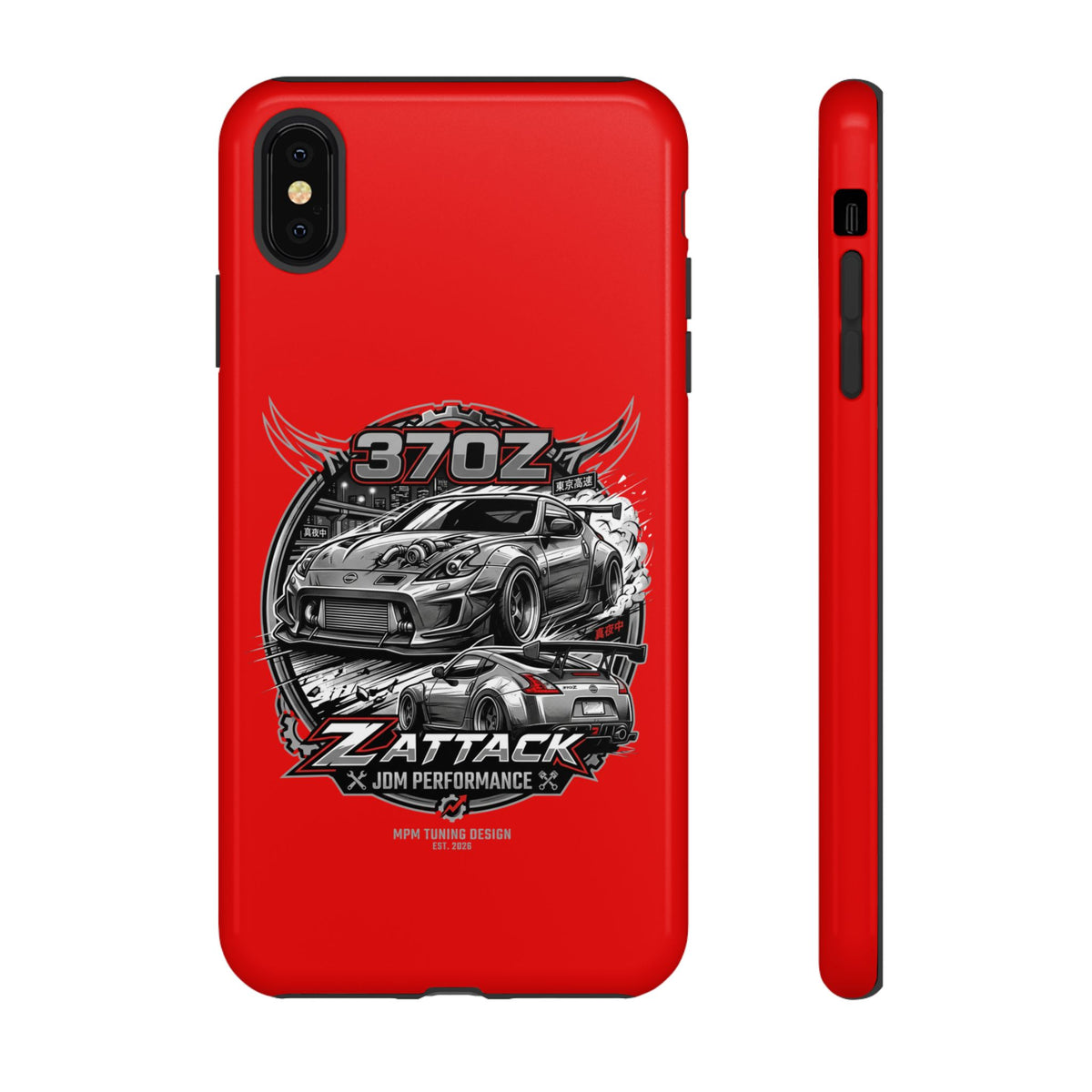 Nissan 370Z Z Attack Racing Phone Case — JDM Performance Sports Car Design | MPM Tuning Design