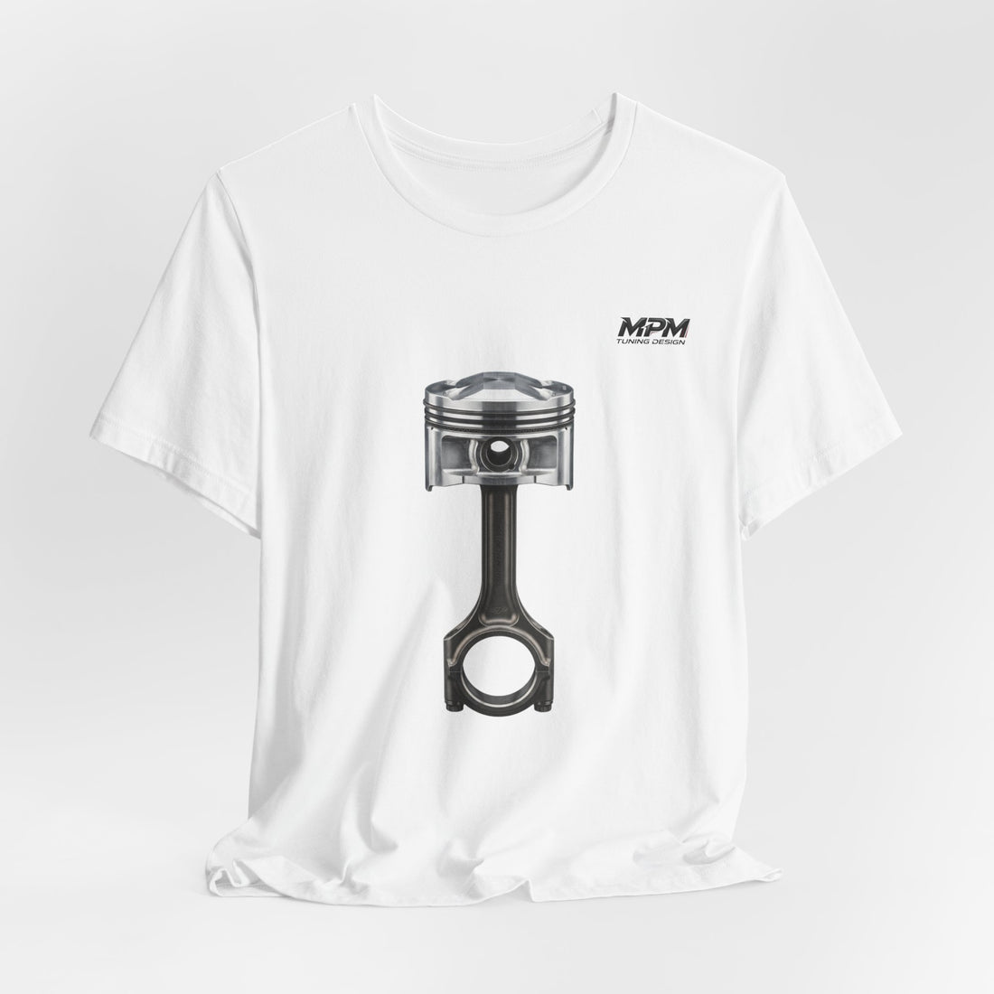 Piston Engine Graphic Tee — Automotive T-Shirt | MPM Tuning Design