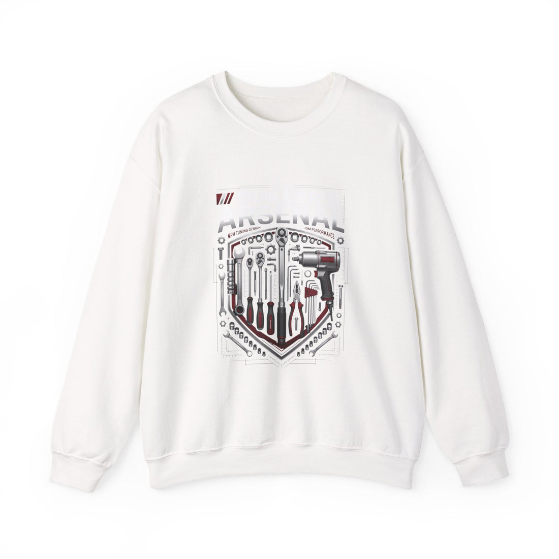 Mechanic Tools Shield Crewneck Sweatshirt | MPM Tuning Design