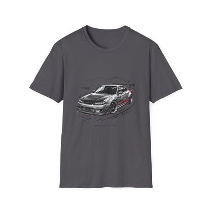 Car Drift T-Shirt — Black Sports Coupe Illustration Tee | MPM Tuning Design