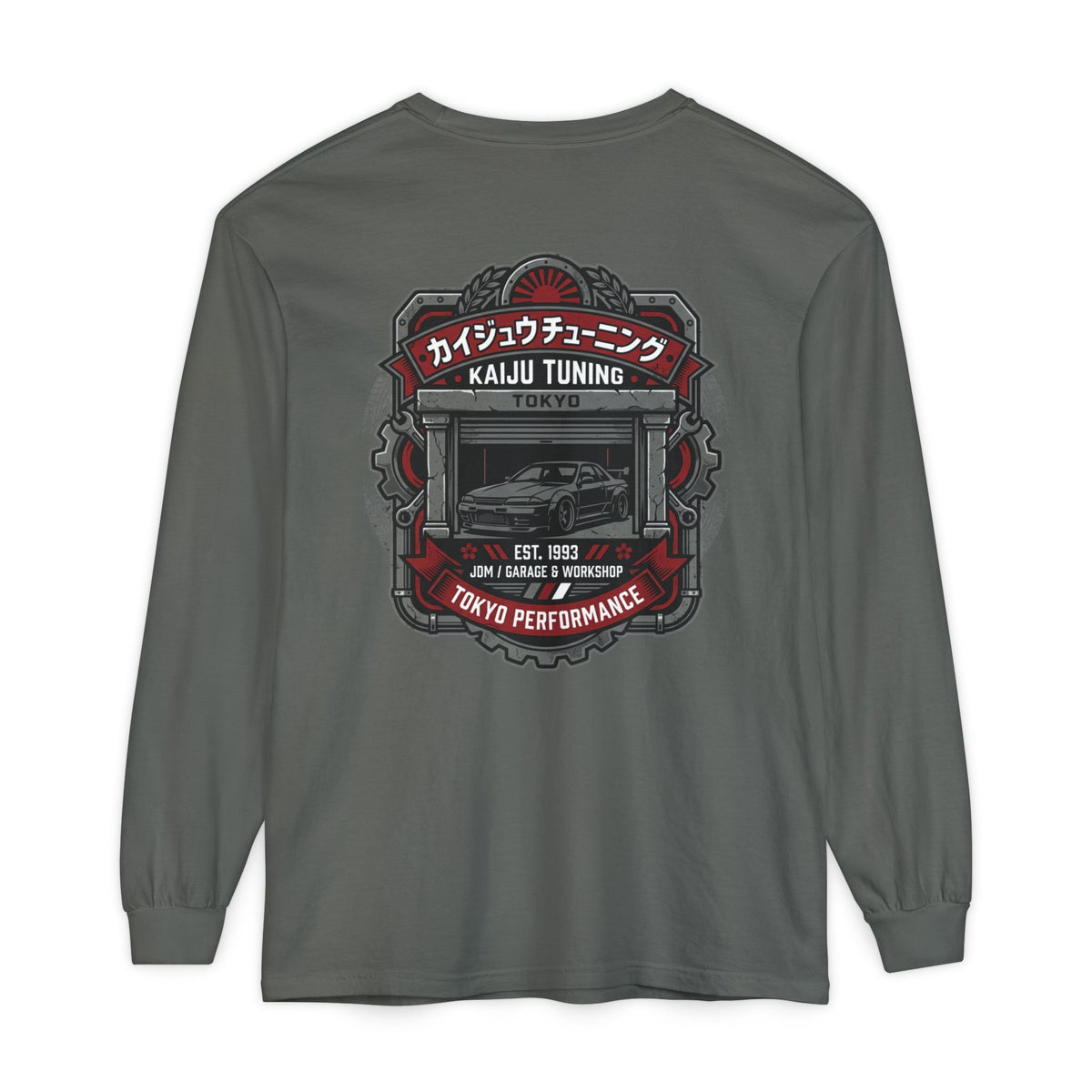 Kaiju Tuning Long Sleeve Tee — Tokyo Performance JDM Shirt | MPM Tuning Design