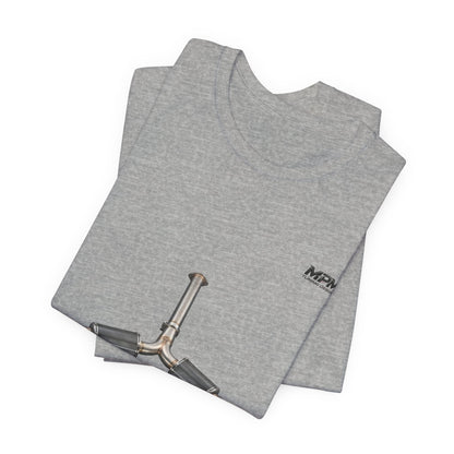 Exhaust Tip Graphic Tee — Quad Burnt Tip Muffler T-Shirt | MPM Tuning Design