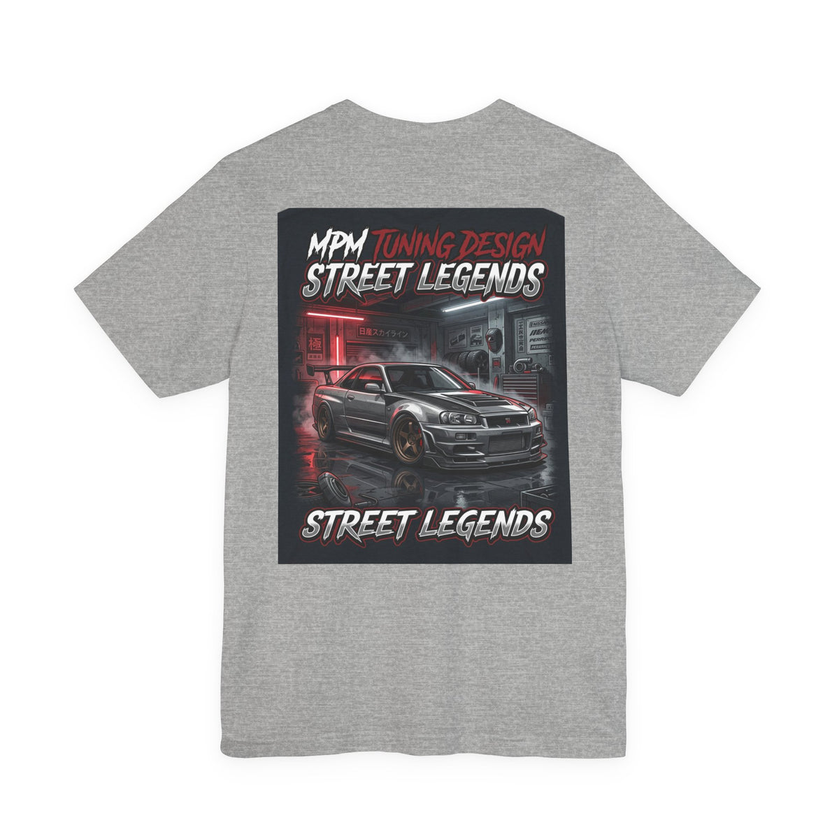 Street Legends Car T-Shirt — JDM Neon Racing Graphic Tee | MPM Tuning Design