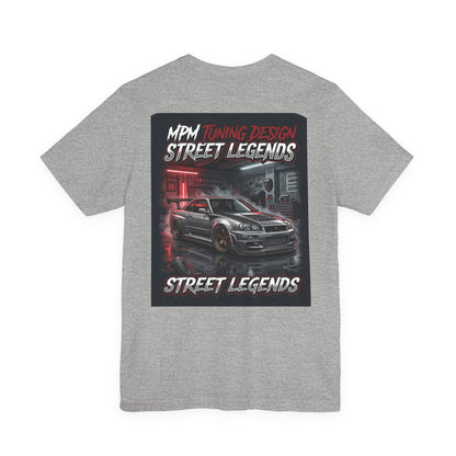 Street Legends Car T-Shirt — JDM Neon Racing Graphic Tee | MPM Tuning Design