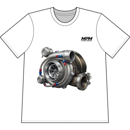 Turbocharger Engine T-Shirt — High-Performance Car Enthusiast Tee