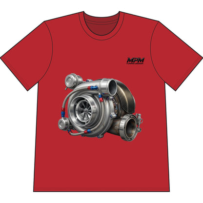 Turbocharger Engine T-Shirt — High-Performance Car Enthusiast Tee